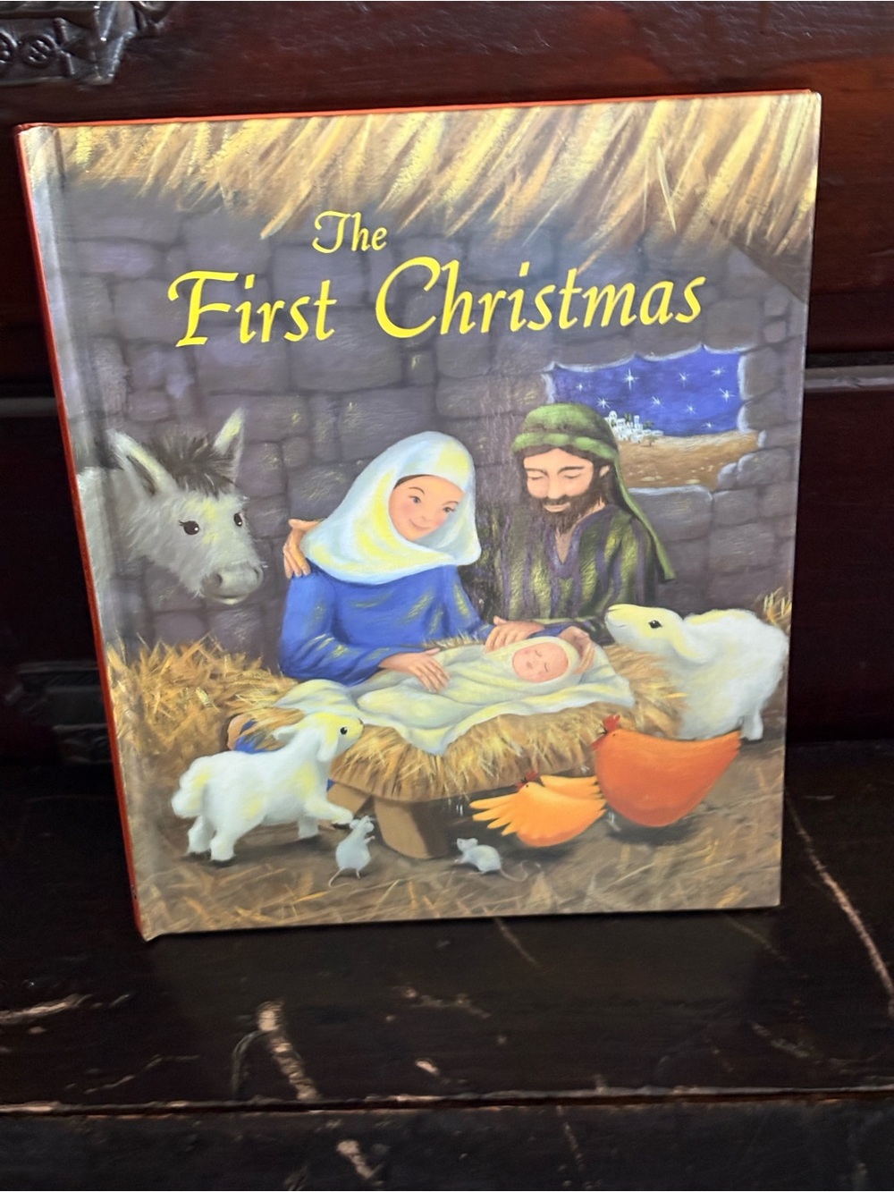 The First Christmas Hardcover Holiday Book - Blue Cover